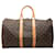 Louis Vuitton Brown Monogram Keepall 45 Marrone