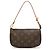 Louis Vuitton Brown Monogram Mini Pochette Accessoires Marrone