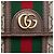 Gucci Mini Borsa a Tracolla Ophidia Web in GG Supreme Beige - vista 5