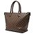 Louis Vuitton Brown Damier Ebene Saleya MM Marrone - vista 2