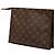 Necessaire Louis Vuitton Brown Monogram 26 Marrone - vista 2