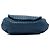 Borsa a tracolla con patta Bottega Veneta in Nappa Intrecciato blu - vista 3