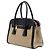 Borsa Tote Convertibile Prada in Nappa con Rifiniture in Saffiano Beige - vista 2