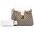 Padlock Borsa a tracolla Gucci Beige Medium GG Supreme con lucchetto - vista 7