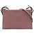 Borsa a tracolla Burberry Peyton in pelle rosa D'oro