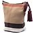 Borsa a secchiello Burberry Ashby con nappe in tela Mega Check marrone Mini Marrone chiaro - vista 2