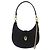 Bulgari Bvlgari Serpenti Ellipse Satchel aus Leder, Schwarz, Medium
