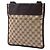 Borsa a tracolla Gucci in tela GG beige con banda Web - vista 2