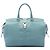 Saint Laurent Cabas Chyc Satchel in pelle blu Large Blu chiaro