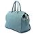 Saint Laurent Cabas Chyc Satchel in pelle blu Large Blu chiaro - vista 2