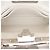 Borsa Satchel Fendi Peekaboo Iconic in vitello bianco con micro borchie Bianco sporco - vista 4