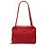 Borsa a tracolla Chanel Red CC Chevron in pelle d'agnello Rosso