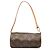 Louis Vuitton Brown Monogram Papillon Pochette Marrone