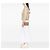 Cartera con cadena Gucci de piel de becerro beige con G entrelazadas - vista 6