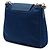 Borsa a tracolla Prada in Tessuto con rifiniture in Saffiano blu Blu navy - vista 2