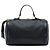 Borsa Gucci Soho Boston Media in pelle di vitello martellata nera Nero