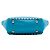 Borsa Satchel Trapeze Rockstud in pelle blu mini Valentino Blu chiaro - vista 3
