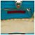 Borsa Satchel Trapeze Rockstud in pelle blu mini Valentino Blu chiaro - vista 4