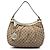 Borsa a tracolla Gucci Sukey in tela GG beige