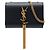 Saint Laurent Black Small Smooth Calfskin Monogram Kate Tassel Crossbody Nero