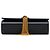 Saint Laurent Black Small Smooth Calfskin Monogram Kate Tassel Crossbody Nero - vista 3