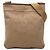 Prada Borsa a tracolla in tela Canapa beige con logo