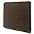 Louis Vuitton Brown Monogram Poche Documents Portfolio Castaño - vista 2