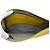 Clutch con zip Gucci in vitello matelassé giallo G Rhombus - vista 4