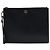Clutch Gucci GG Marmont in pelle di vitello nera Nero