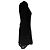 Vestido midi de punto con cuello cisne Dolce & Gabbana en lana negra Negro - vista 2