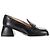 Nodaleto Pumps mit eckiger Kappe aus schwarzem Leder - Ansicht 2