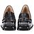 Nodaleto Pumps mit eckiger Kappe aus schwarzem Leder - Ansicht 4