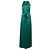Abito Maxi con scollo a V Diane Von Furstenberg in triacetato verde