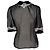 Dolce & Gabbana Mesh-Bluse aus schwarzer Seide - Ansicht 3