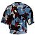T-shirt stampata Dries Van Noten in cotone multicolore - vista 4