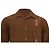 Camicia button-down Acne Studios con dettaglio a righe in cotone marrone Rosso - vista 2