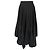 Stella Mc Cartney Falda plisada de largo midi Stella McCartney en seda negra Negro