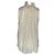 Stella Mc Cartney Blouse sans manches à pois et volants Stella Mccartney en soie blanche Écru - vue 3