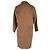 Abrigo de botonadura sencilla 'S Max Mara en lana marrón Castaño - vista 3