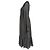 Autre Marque Hatch Midi-Kleid mit Ditsy-Blumenmuster und Stehkragen aus schwarzem Polyester - vista 2