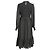 Autre Marque Hatch Midi-Kleid mit Ditsy-Blumenmuster und Stehkragen aus schwarzem Polyester - vista 3
