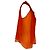 Dolce & Gabbana D&G Bluse mit V-Ausschnitt aus orangefarbenem Chiffon - Ansicht 2