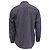 Isabel Marant gestreiftes Button-Down-Hemd aus dunkelblauer Baumwolle Marineblau - Ansicht 4