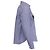 Camicia Prada a righe con stampa scimmia in cotone blu - vista 3