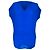 Issey Miyake strukturierte V-Ausschnitt-Bluse aus blauem Polyester