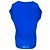 Issey Miyake strukturierte V-Ausschnitt-Bluse aus blauem Polyester - Ansicht 3