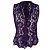 Top de renda sem mangas com decote em V Dolce & Gabbana em viscose violeta Roxo