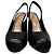 Sapatos slingback peep-toe Sergio Rossi em couro preto - vista 2