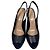 Sapatos slingback peep-toe Sergio Rossi em couro preto - vista 3