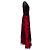 Abito con dettagli in pizzo Dolce & Gabbana in poliammide nero e rosso - vista 2